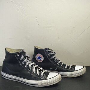 Converse Chuck Taylor All Star Hi top Sneakers Men's Size 12 Black Leather